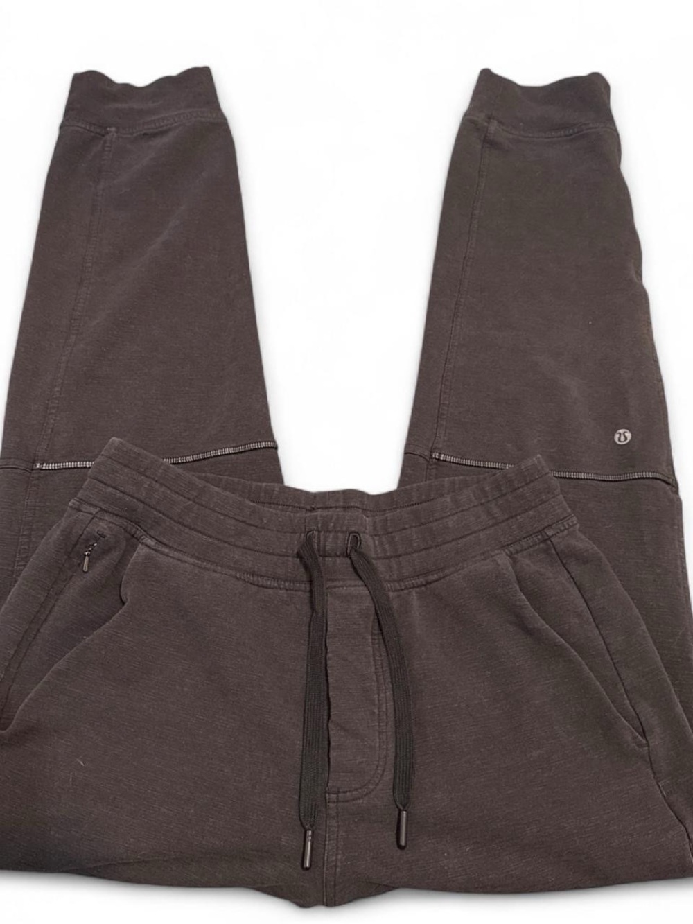 Lululemon Charcoal Grey / Black Straight Fit Unisex Sweatpant / Joggers